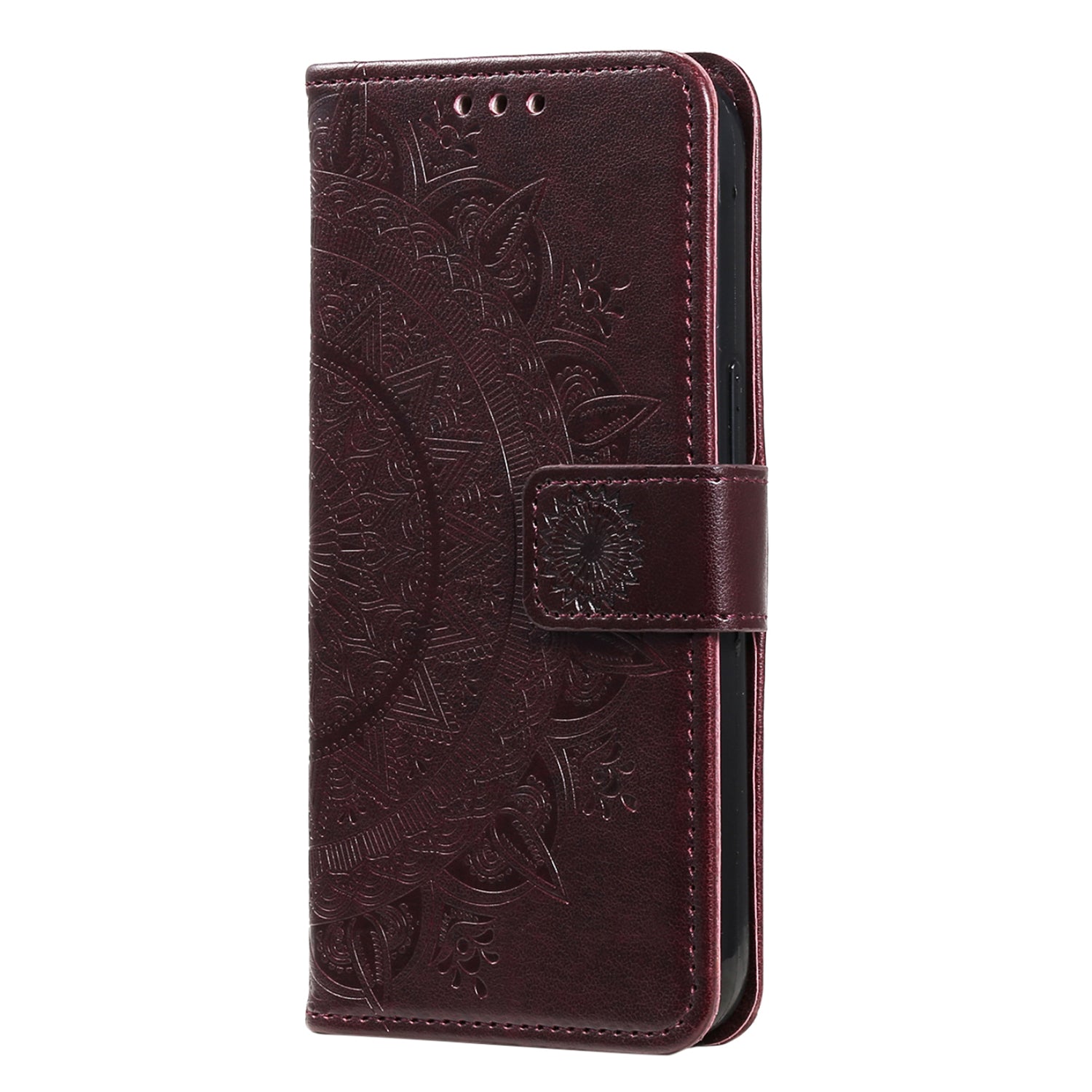For Nokia C31 4G Mobile Phone Shell Imprinted Mandala Flower Pattern Wallet Stand Phone Cover Case with Strap For Nokia C31 4G Mobile Phone Shell Imprinted Mandala Flower Pattern Wallet Stand Phone Cover Case with Strap